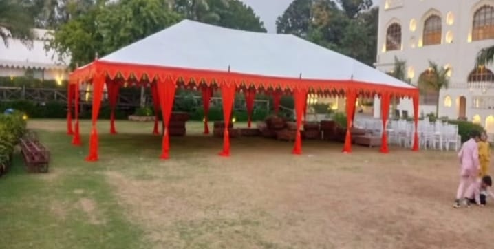 Swiss Canopy elegant event setup